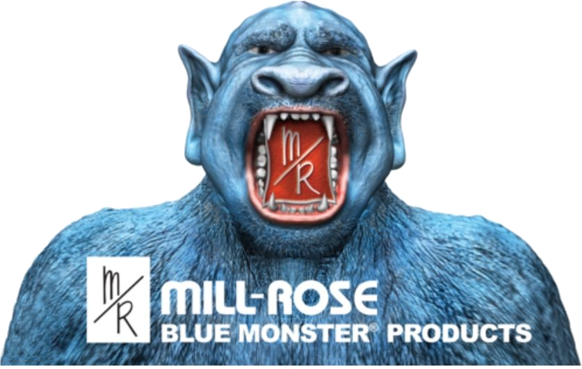 Blue Monster (Clean-Fit, a division of The Mill-Rose Company) logo